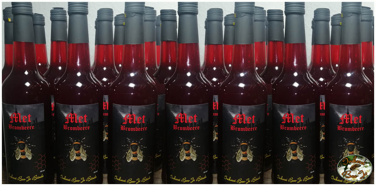 Produktion Honigwein Brombeere